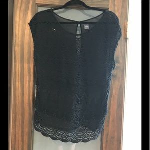 Black Lace Aerie Top